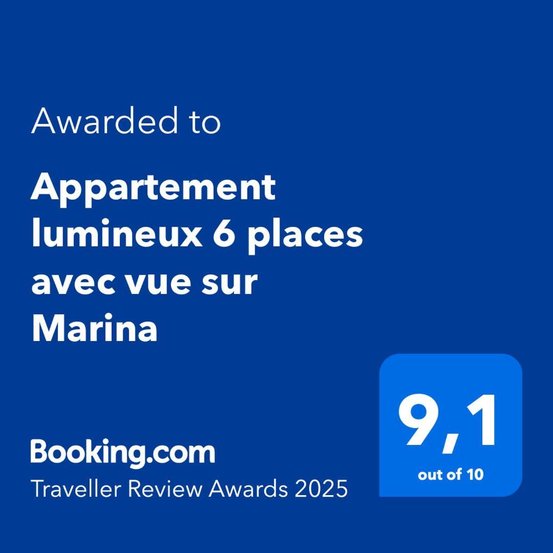 Appartement Lumineux 6 Places Avec Vue Sur Marina Mandelieu Eksteriør billede
